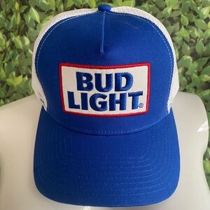 Bud Light Red, White & Blue Trucker Hat